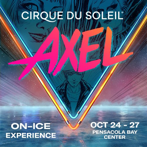 hopjacks's tweet photo. Cirque du Soleil is back on ice with AXEL, a new electrifying experience fusing world-class ice skating with breathtaking acrobatics.

Coming to Pensacola Bay Center from October 24th to 27th.
Buy your tickets now at https://t.co/EulGvQMj9T https://t.co/2CGtSkILCq