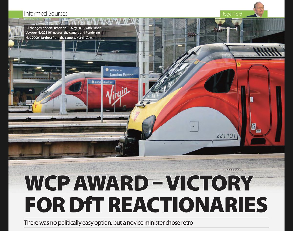 MColes_Railways's tweet image. A bit late to notice this one, #publishedagain. Here’s my picture of Virgin West Coast Pioneers 390001 &amp;amp; 221101 at London Euston from back in May, published in the October issue of @Modern_Railways. Thanks for using my photo guys!
#trains #railways #virgintrains #modernrailways