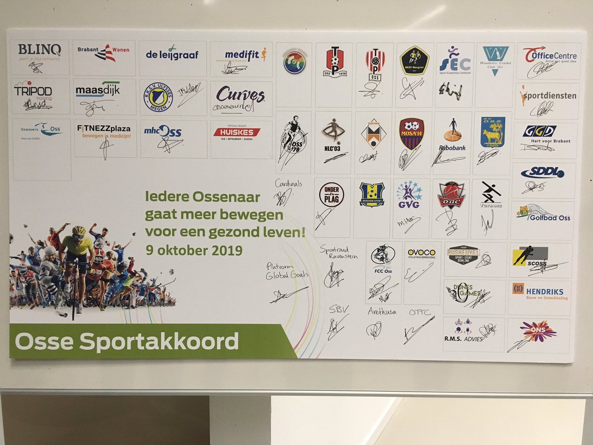 gerrithagoort's tweet photo. Namens @MHC_Oss  samen met wethouder @keesvangeffen en 48 andere (sport)organisaties) het Osse Sportakkoord ondertekend. #expertmeeting2019 https://t.co/1biiGAFSqu