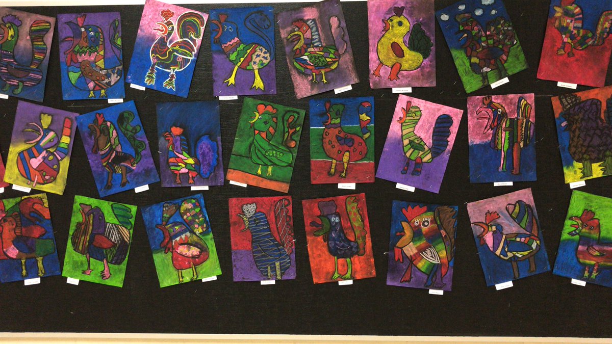 WCHCS_BelleAire's tweet photo. We have some extraordinary little Picassos at Belle Aire! #cubism #PicassosRooster #CreatingMasterpieces https://t.co/Cg7rhkT6dU