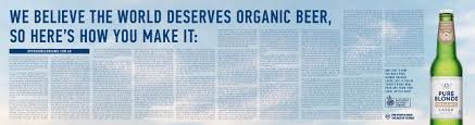 AngFeruglio's tweet photo. Pure Blonde Organic breaks the 2" rule in Outdoor with possibly the longest copy ever but it still captures my full attention #pureblonde #marketing #outdooradvertising #Attention #longcopy https://t.co/wf5I0nTz7C