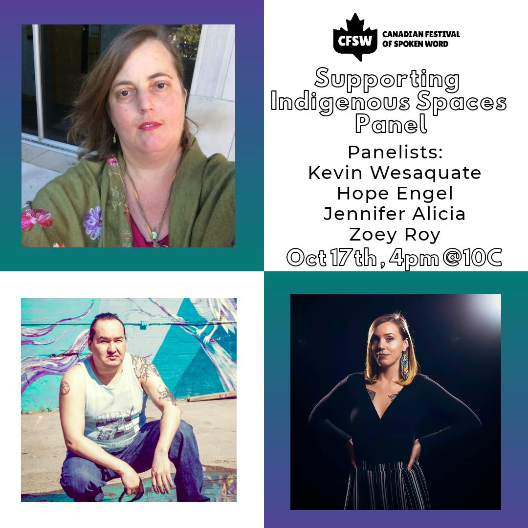 CFSW_FCSW's tweet photo. #cfsw2018 Panel ~ Supporting Indigenous Spaces Panel mk
4pm @ 10C
https://t.co/te4FijAANn https://t.co/veKCvZ92Uq