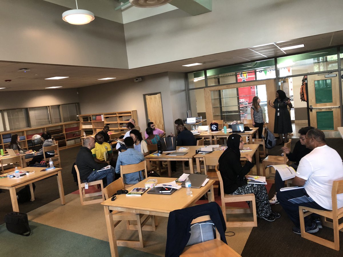 HarrisMathTweet's tweet photo. Our Teacher’s vigorously working to make deeper connections with students through The Work! Sheltered Instruction PD @WhoAreWe_SGA @Principal_Reyna @PaulaHisd https://t.co/s2M3yWiJ3o