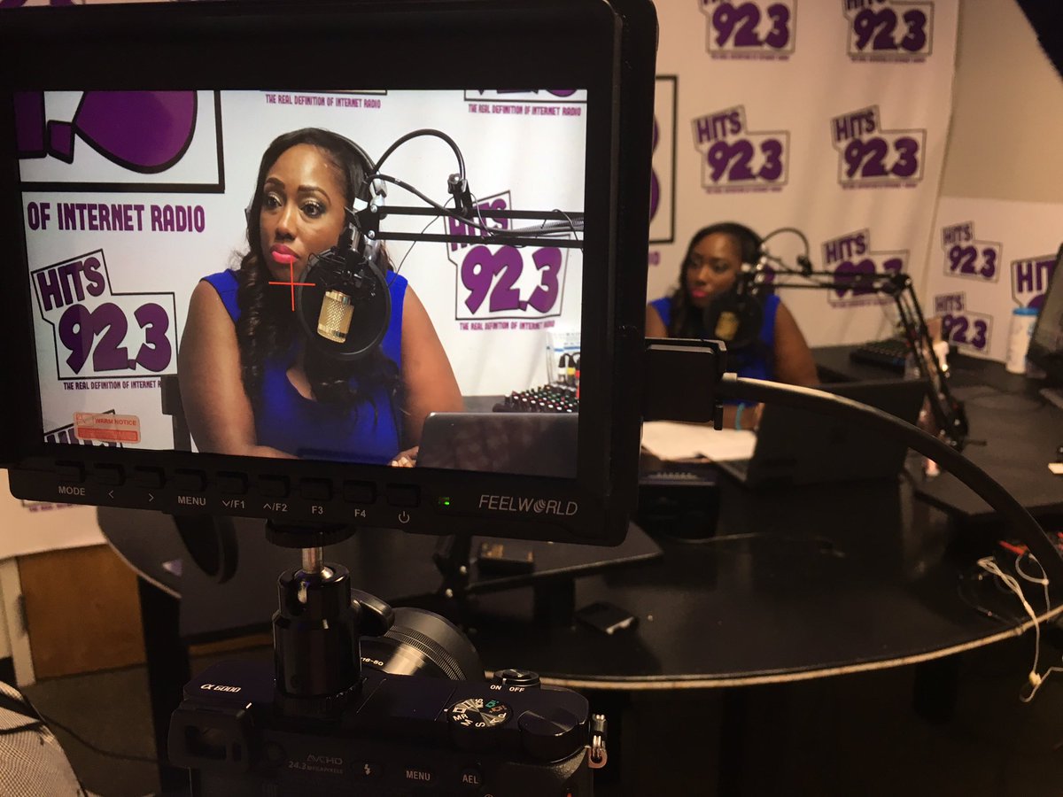 ExeterCreative's tweet photo. Out with @LaTashaGivens1 at @hits923atl for The Business Brief! Listen live! https://t.co/pdWNd0kmHa https://t.co/axeQ3lqWLz