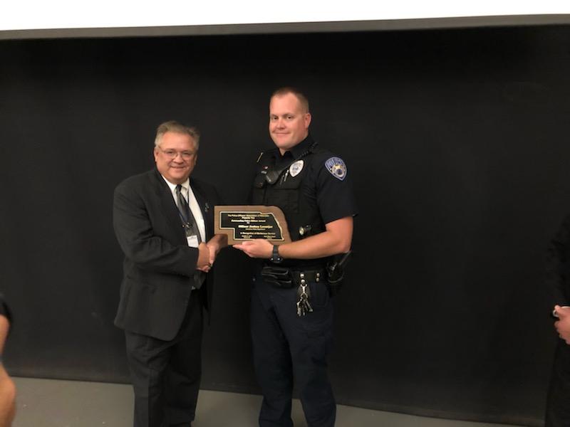 Columbus_NE_PD's tweet photo. CONGRATULATIONS to Columbus Police Officer Loontjer for his Officer of the Year Award at the Police Officer's Association of Nebraska Conference in Kearney last night! Well Deserved! #officeroftheyear #POAN #columbusnepolice #awards https://t.co/gwxWwRdn2F