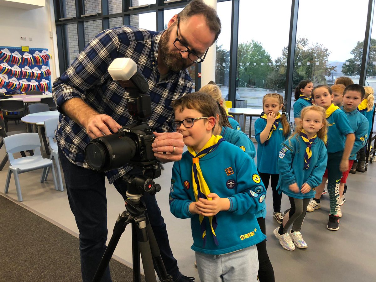 32ndscouts's tweet photo. Beavers completed part of their Photographer badge tonight thanks to Marc @onebigpicture https://t.co/BqwsvuYpKb