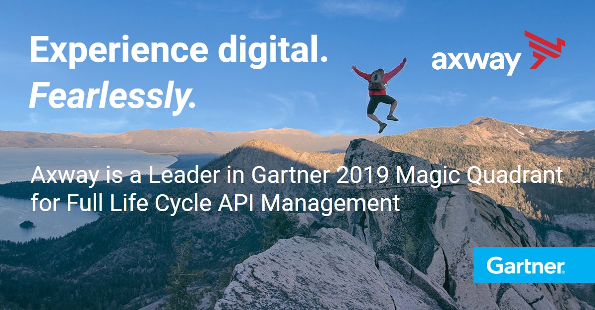 We are proud to be positioned as a Leader in the Gartner 2019 Magic Quadrant for Full Life Cycle API Management. 
#GartnerMQ #ExperienceDigital
bit.ly/2ohnNRJ