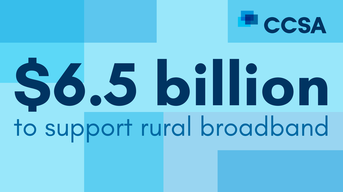 ccsaonline's tweet photo. Many more dollars are needed to ensure all Canadians are connected. We recommend that the next Government #elxn43 increase its commitment to spending $6.5 billion to support rural broadband. This estimated expenditure should allow for ALL Canadians to access 50/10 Mbps. #cdnpoli https://t.co/tPYUfMTCz9