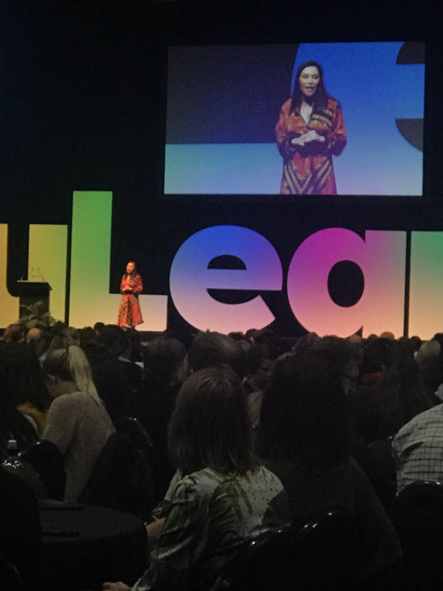 Charlottedj's tweet photo. Thanks @formerlydaniels for waking us up and making us smile this@morning at #uLearn19 -  looks like we are trending as well.  Day two here we come. https://t.co/KAHBb0p1hv