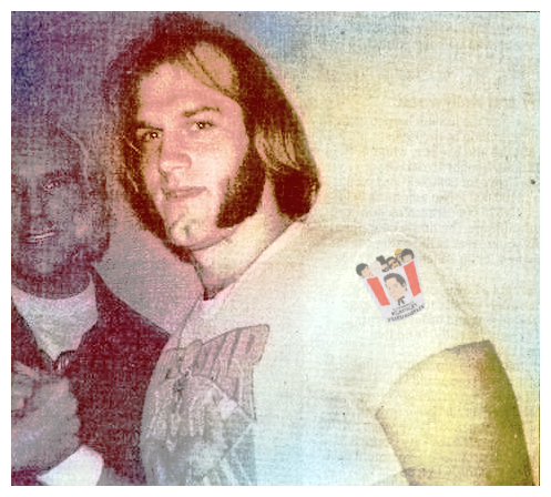 TravScottBowden's tweet photo. Today's #KFRNowInColor: Fan Jesse Ventura (wearing a tee honoring his role model) meets Superstar Graham (pictured, sorta, to the right) to talk a little (Body) shop. https://t.co/tkjUyOYYSr