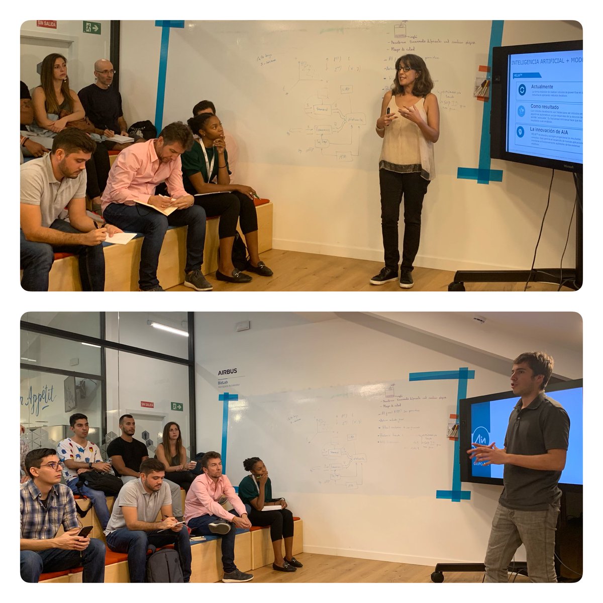 Grupo AIA (@grupoaia) on Twitter photo Gracias <a href="/spanishstartup_/">Spanish Startups 🚀</a> por la invitación al #meetup de hoy en el que pudimos hablar de cómo #innovar en grandes compañías con #IA y #data , interesante sobre todo el debate surgido con los asistentes! Gracias <a href="/spanishstartup_/">Spanish Startups 🚀</a> por la invitación al #meetup de hoy en el que pudimos hablar de cómo #innovar en grandes compañías con #IA y #data , interesante sobre todo el debate surgido con los asistentes!
