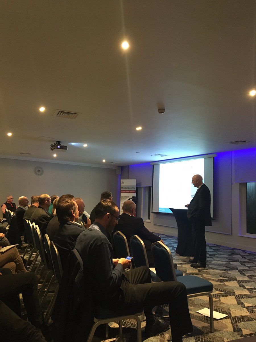 The main event!!TC Mr Nick Denton addresses 150+ members at the <a href="/RHANews/">RHA</a> Mids West Seminar at Great Barr. Sponsors <a href="/DriverMedicals/">D4Drivers- UK's Largest Driver Medicals Provider</a>