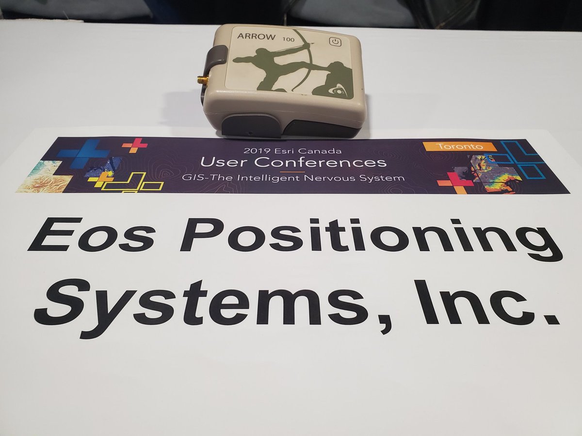 ben_eos's tweet photo. That's a wrap for #EsriCanadaUC . Thanks @esricanada for hosting this event and to all of those who stopped by @EosGNSS booth. https://t.co/OEWbHhtruD