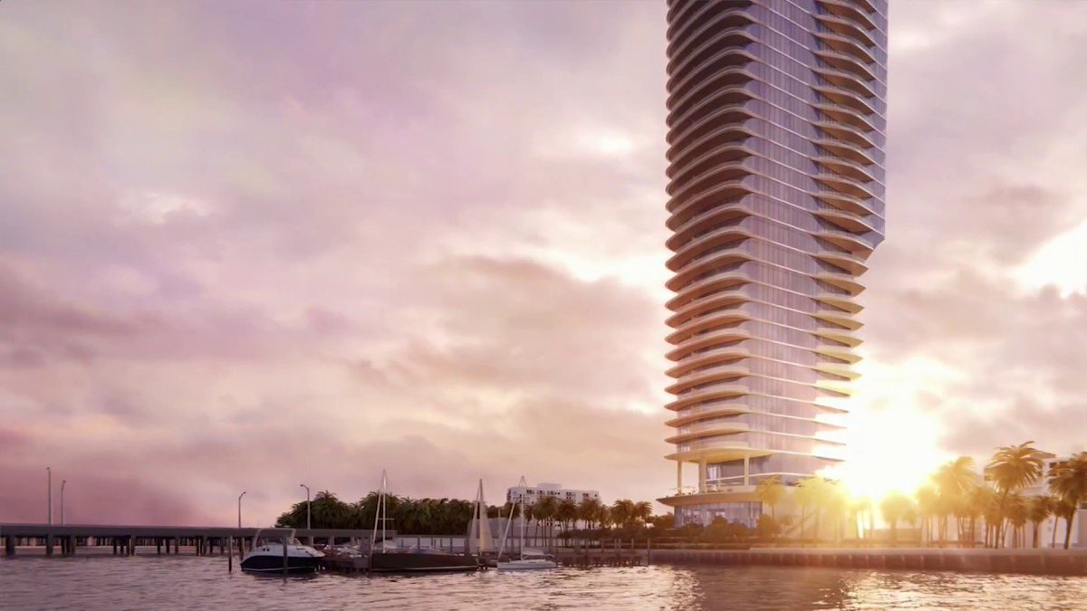 Condodotcom's tweet image. Una takes its inspiration from the elegant shapes and materials of classic yacht design. Representing the best of of Miami's lifestyle - leisure, wellness, and entertaining - all set around Biscayne Bay. bit.ly/2IxMiCi
#condoliving #newconstruction #miamicondos #forsale