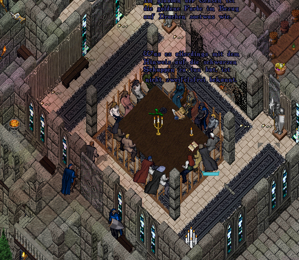 Siebenwind's tweet photo. Vollversammlung auf Siebenwind. Pläne wurden geschmiedet und eine Überfahrt geplant..? #Dragon #rollenspiel #uo #ultimaonline #drachen https://t.co/g3sOzBLvOw