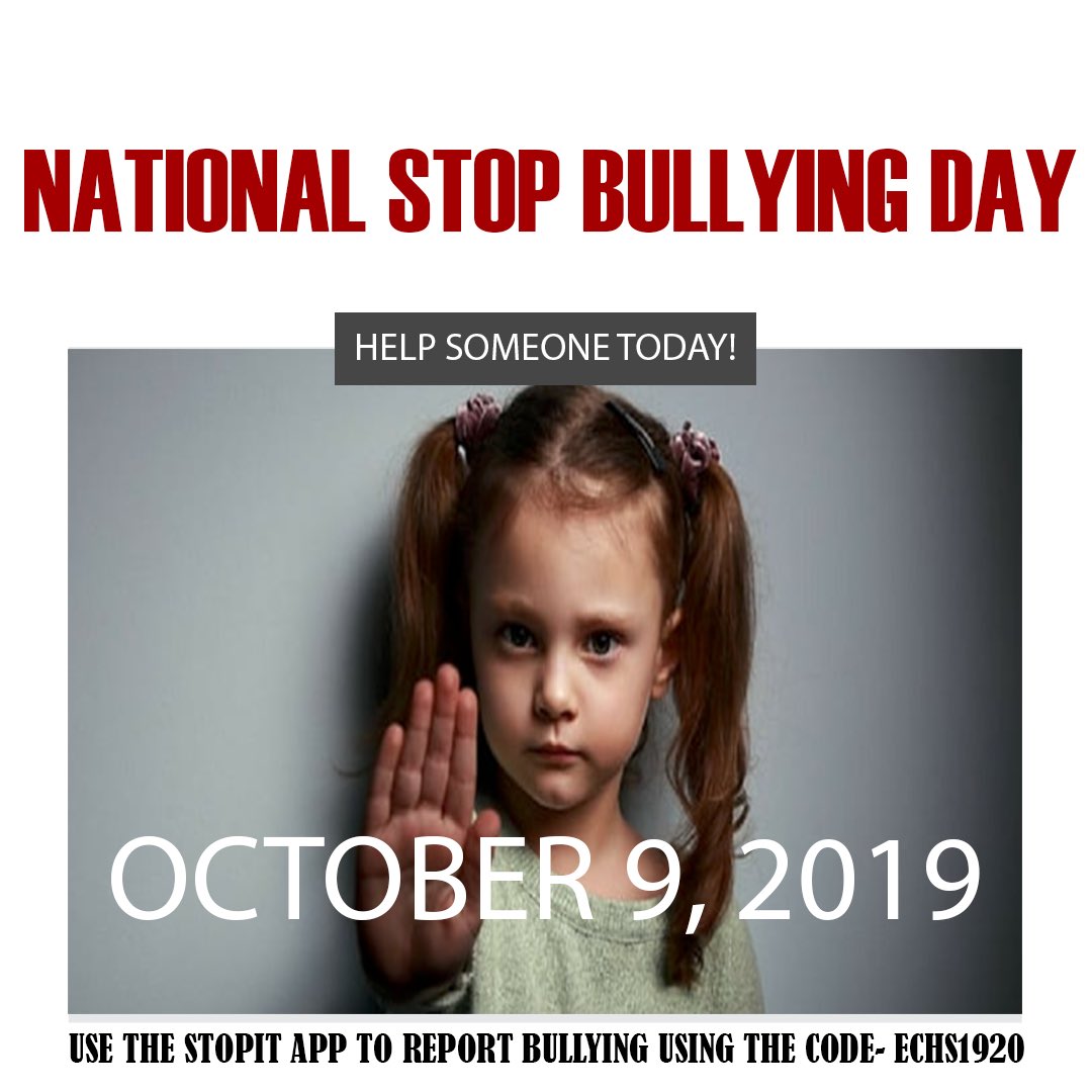 October is Bullying Prevention Month. You can take part. Help stop bullying by #beingkind. #NationalStopBullyingDay