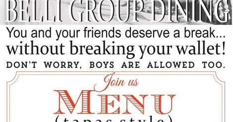 Bring four friends or more to enjoy a couple of drinks and 5 tapas group style  ...