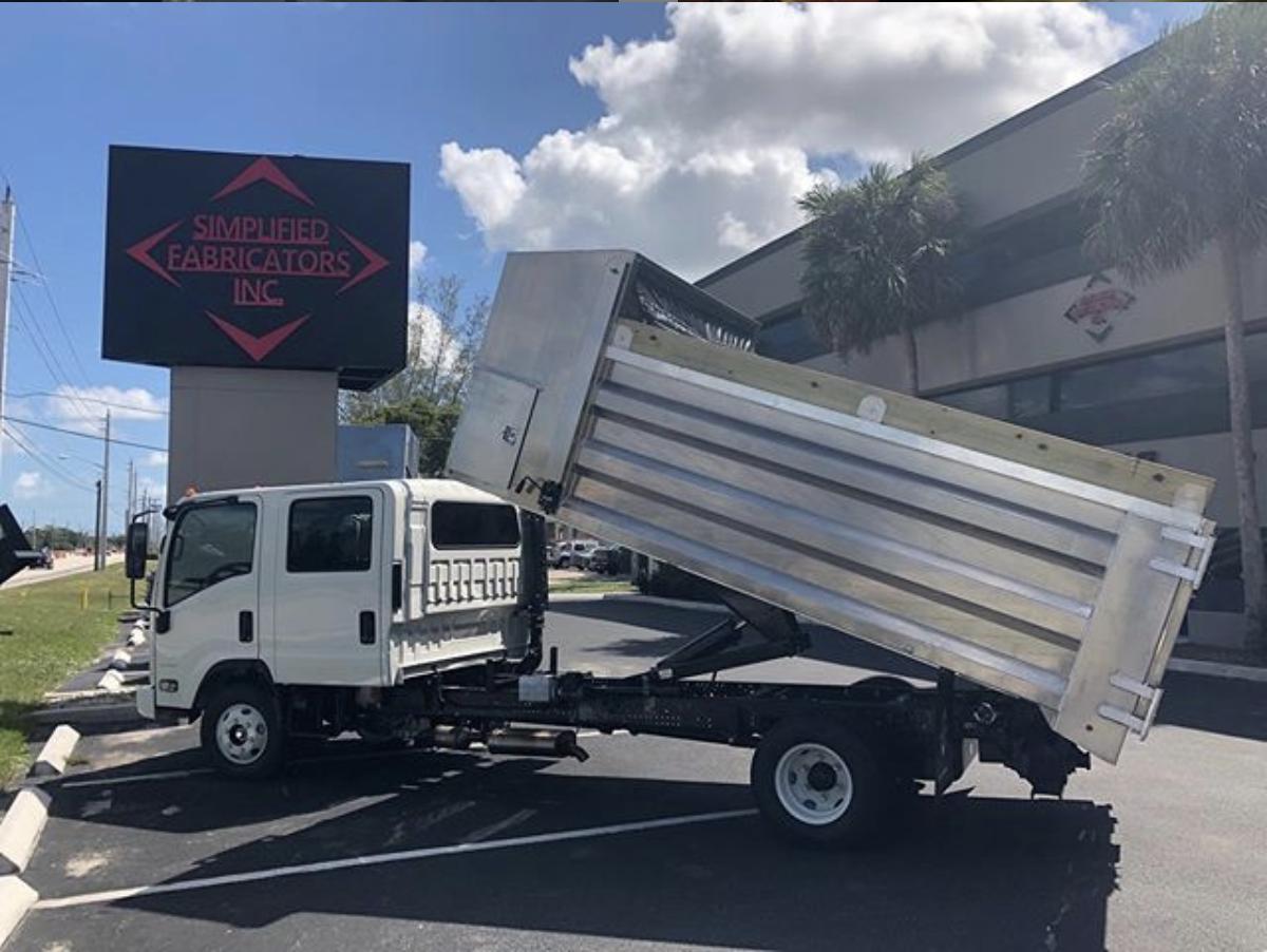 AmadaAmericaInc's tweet image. With the precise forming capabilities of the HG 2204 Rh #roboticbendingsystem and HM 1003 #pressbrake, AMADA customer Simplified Fabricators Inc of West Palm Beach, FL produces these 14&apos; aluminum landscape truck beds. Thank you for sharing! #AMADAAMERICA #bending #fabrication