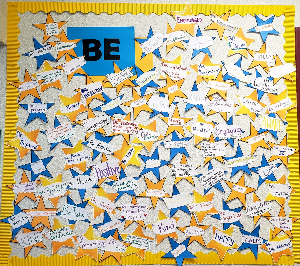 The power of Be, Do, Have. Cougar teachers' Be statements.
#SEL #SYHS #SUHSD #SchooClimate #selfcare