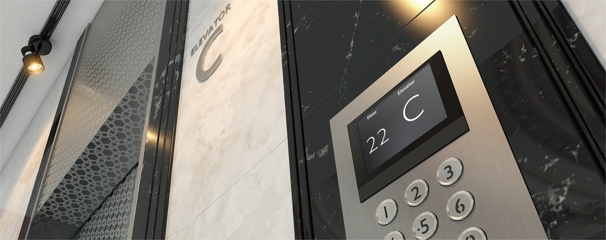 ME_Elevators_US's tweet photo. Prevent congestion & minimize wait time with our ฮฃAI-2200C Control System with #DestinationDispatch which enables passengers to register their destination floor before entering the elevator. Learn more about #DOAS here: https://t.co/Uk6v7VSQD8 https://t.co/T36m1H1yoy