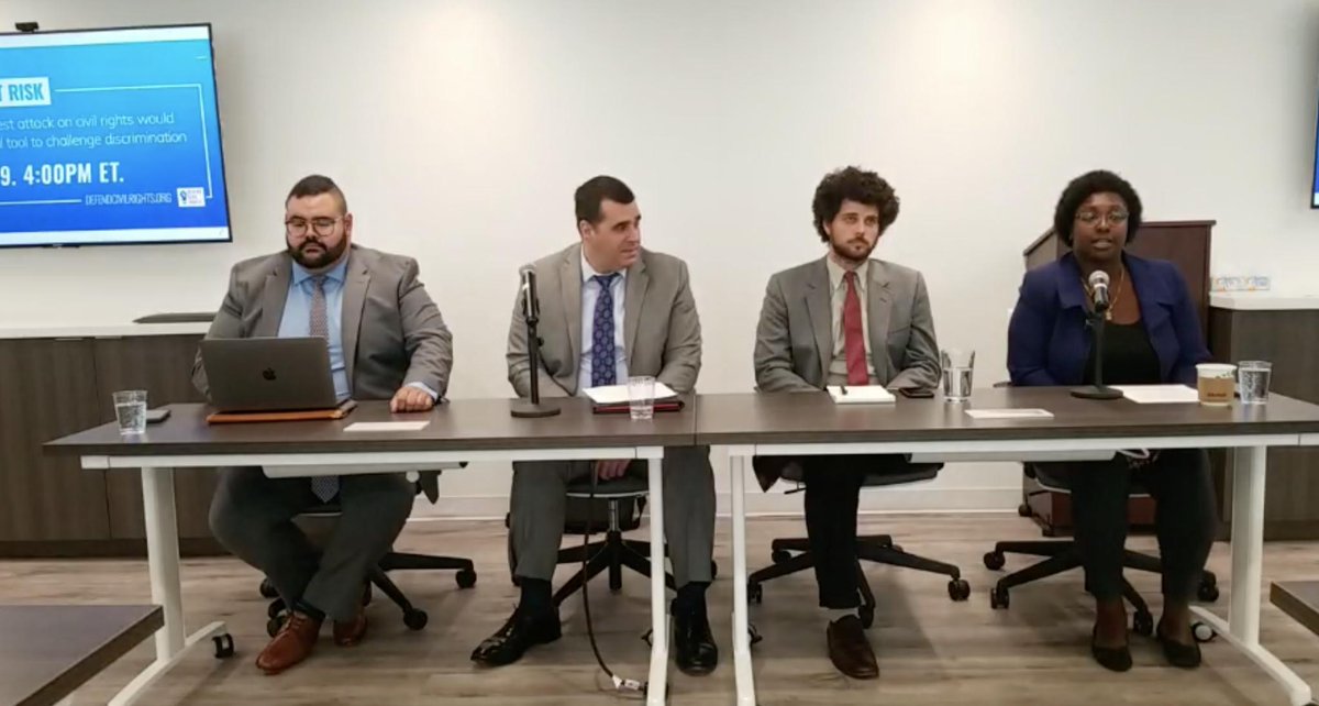 Panel of speakers includes Thomas Silverstein, Associate Counsel in the Fair Housing & Community Development Project, Lawyers’ Committee, Rob Randhava, Senior Policy Counsel, The Leadership Conference on Civil & Human Rights, and Jorge Soto, Director of Public Policy, National Fair Housing Alliance.