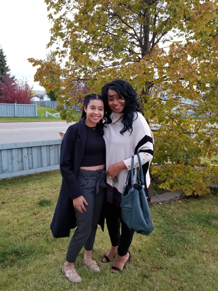 As not to confuse anyone here is me with my baby girl on her 18th birthday:)