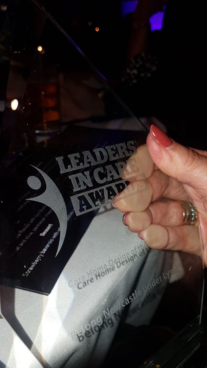BelongVillages's tweet photo. Honoured to win Best Care Home Design tonight with Belong Newcastle-under-Lyme and our Heritage Gallery #LeadersInCare @carehomepro @MaximsHeritage https://t.co/DcXLBnWNT2
