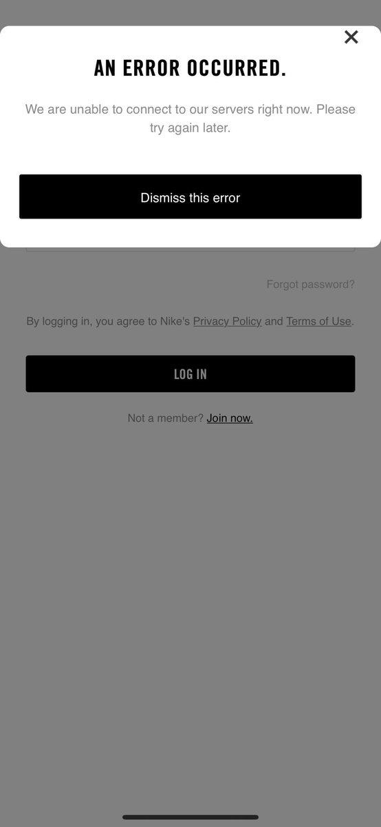 SleeBall's tweet photo. @teamnike having a log on issue with the Snkr app on my new iPhone 11pro max. Any help on fixing this? https://t.co/RAdyg5h4Zs