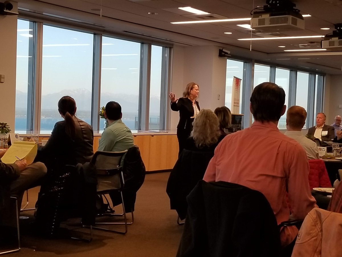 ResourcefulHR's tweet photo. Another great #cleantechbacon presentation. President Fawn Sharp of the Quinault Indian Nation was highly informative and passionate about climate change and the impact the tribal communities can have in improving the world for future generations. https://t.co/F3fTpZBZAf