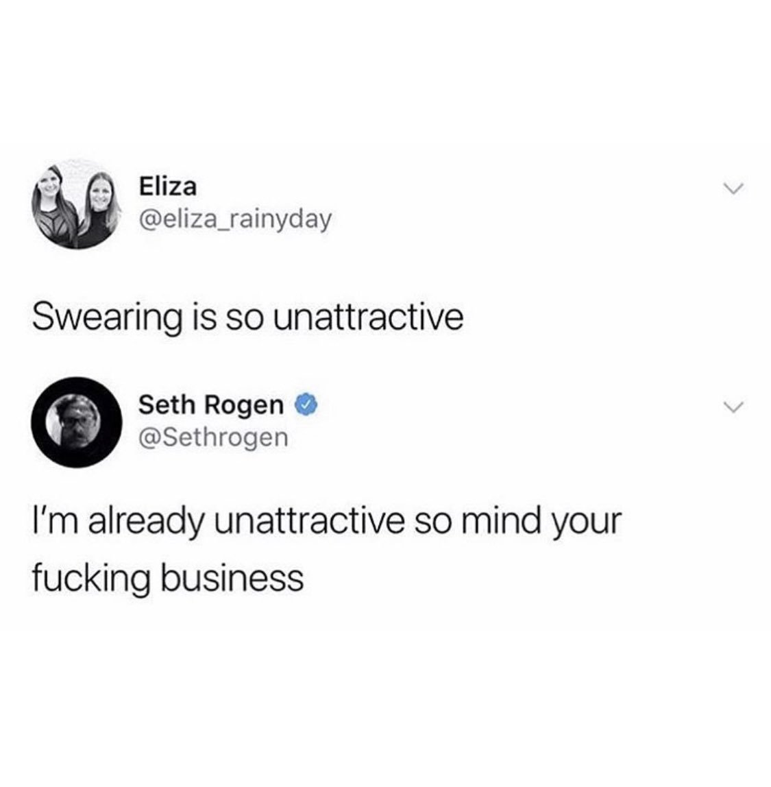 Seth with the facts 😭