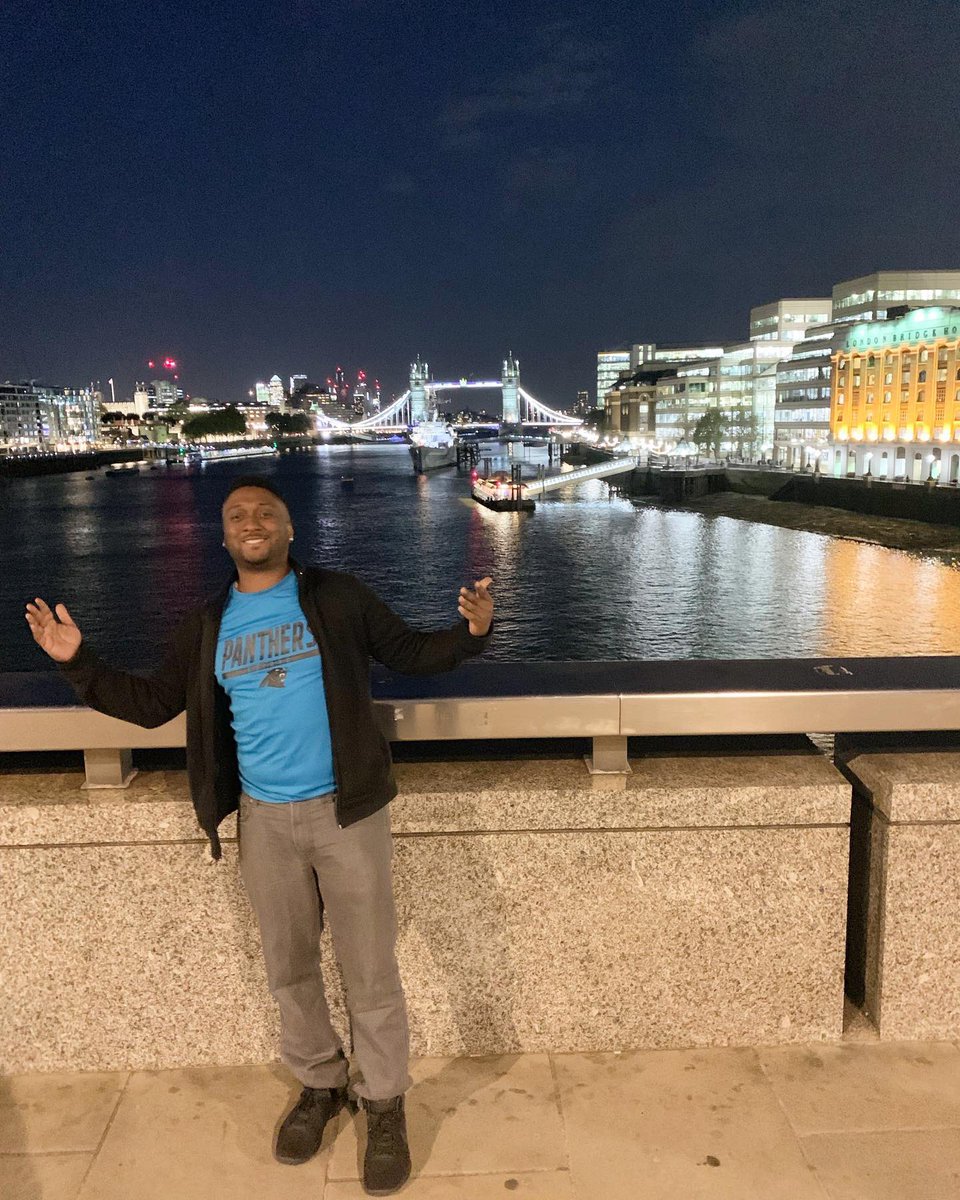 iAmChrisNeal's tweet photo. #Alexa: play “Meet Me At The #London” #UK #PanthersInLondon #KeepPounding #DoYouRiot #LondonBridge #StPaulsCathedral https://t.co/a6DH9xBnAt