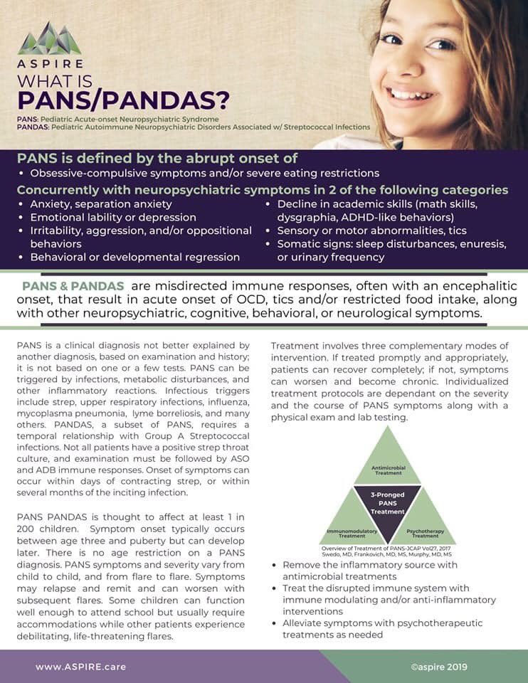 Today is PANDAS awareness day!  Read here to learn more. It affects 1 in 200 kids. It’s treatable!