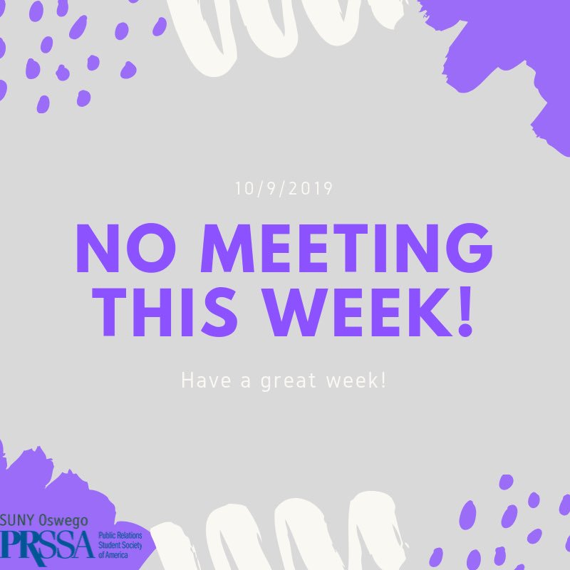 SUNY Oswego PRSSA tweet media