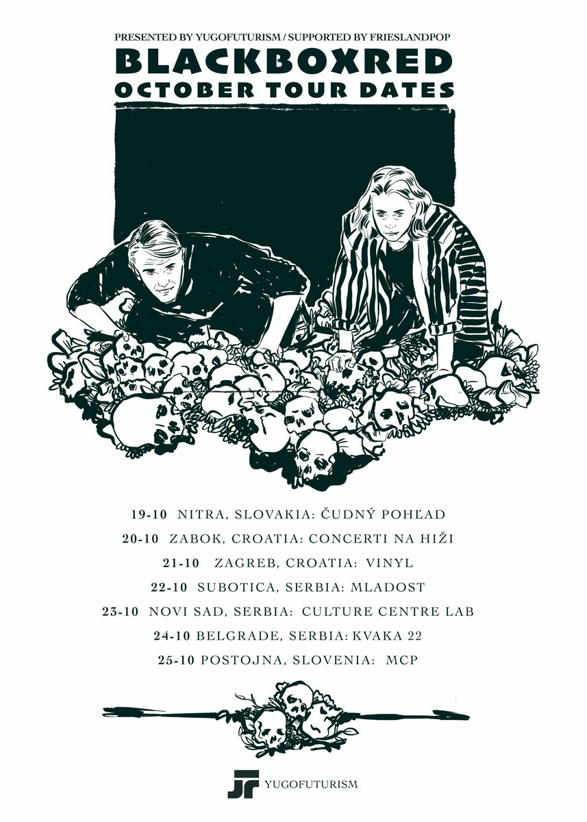 This tour is happening next week! ⭐️💥 Heading to the eastside for some loud noise across borders! check blackboxred.nl or facebook.com/blackboxred for all dates and events! #balkantour #liveinzagreb #liveinnovisad #liveinbelgrade