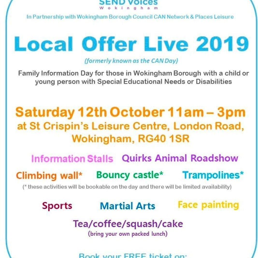 SendVW's tweet photo. Looking forward to seeing parents and families of children with SEND this Saturday! The below link has a layout of St Crispins and a photo sheet for parents that might need an infographic for their children &amp; young people. 

https://t.co/k6Tmb3XbRd https://t.co/0JupuUGLlr
