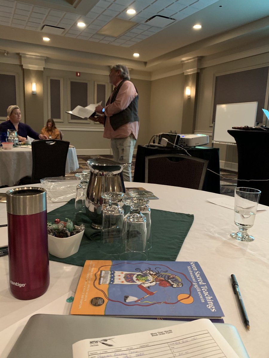 At a fabulous day with author David Bouchard put on by the CRC  Thanks to Donna Ross for continuing to show us how to teach through story #indigenouswaysofknowing
