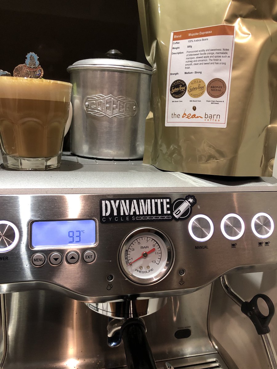 Jaycen (@jaycenc) on Twitter photo No better way to start day <a href="/TheBeanBarn/">Richard aka The Bean Barn.</a> mopoke espresso coffee and a positive mindset. No better way to start day <a href="/TheBeanBarn/">Richard aka The Bean Barn.</a> mopoke espresso coffee and a positive mindset.