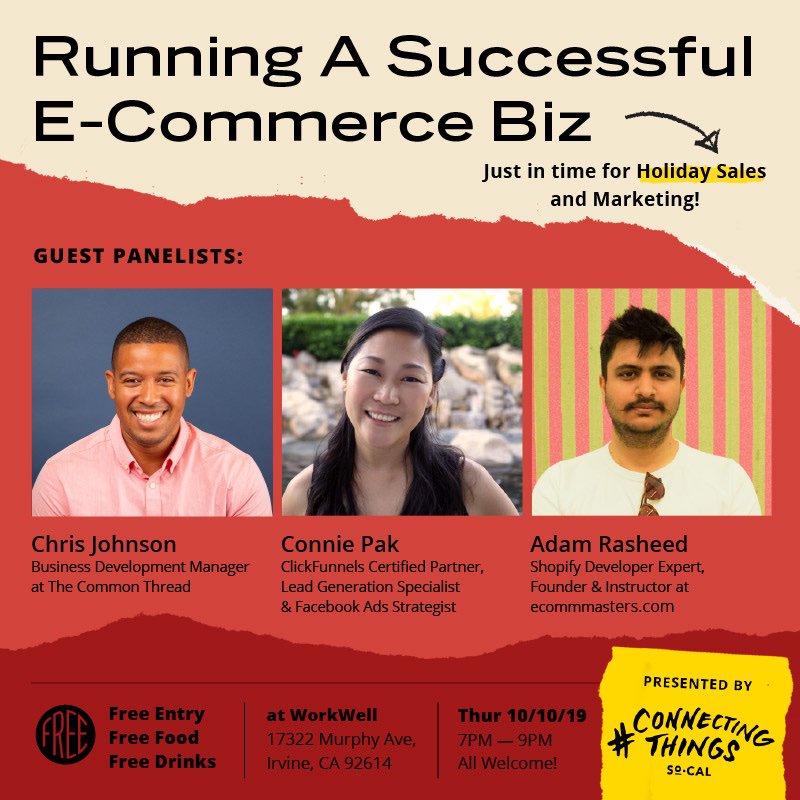 hellocjohnson's tweet photo. So pumped to be speaking at #connectingthings tomorrow night. DM me is you are in the Irvine are and want to go. Details here: https://t.co/weMOQ9hDyh #BlackFriday https://t.co/18Oi4UxUhd