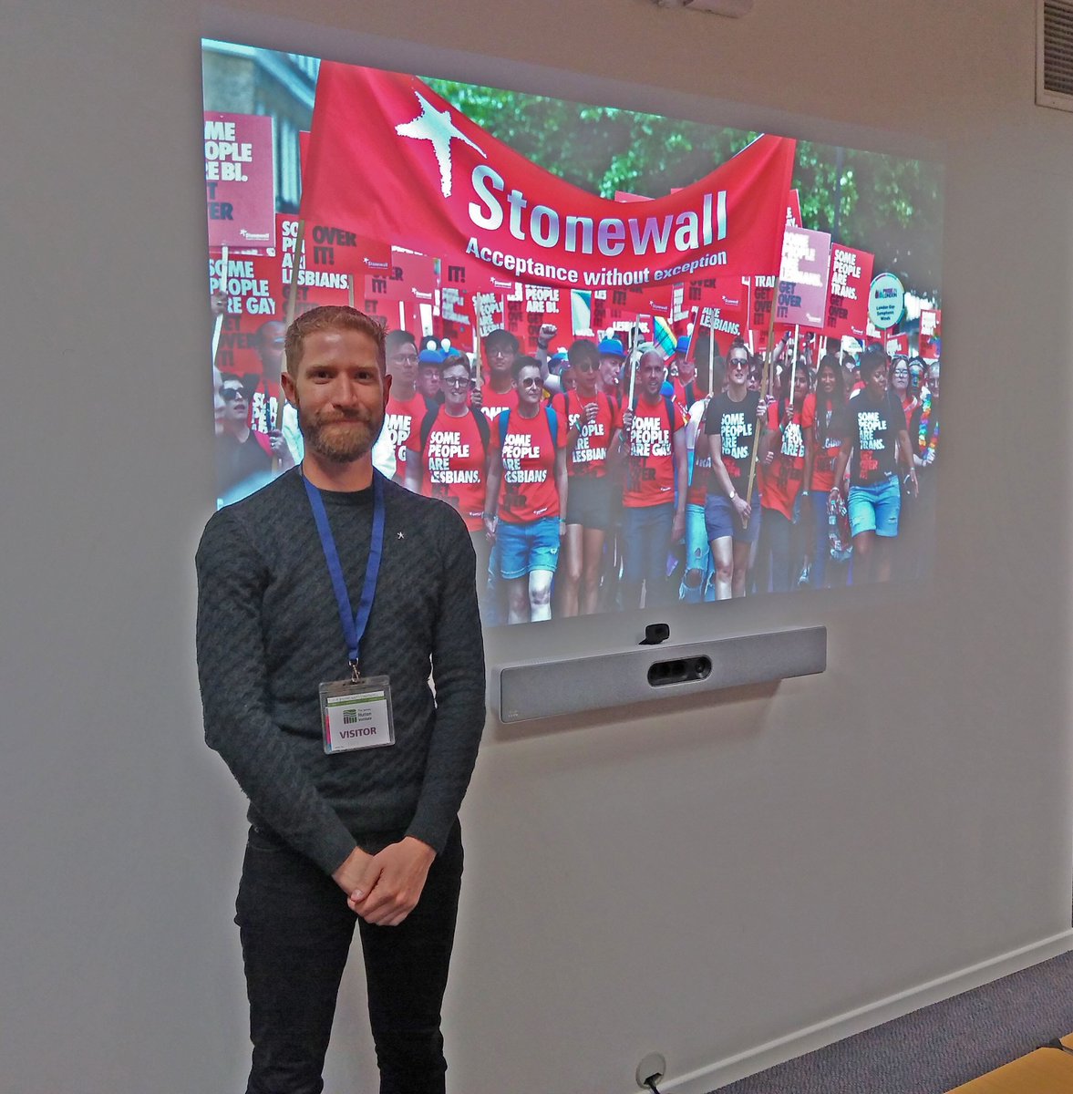 Hutton_LGBTplus's tweet image. .@StonewallScot Michael Wield delivers a workshop on LGBT+ safety while working in the field, at the @JamesHuttonInst Aberdeen campus, today. #acceptancewithoutexception