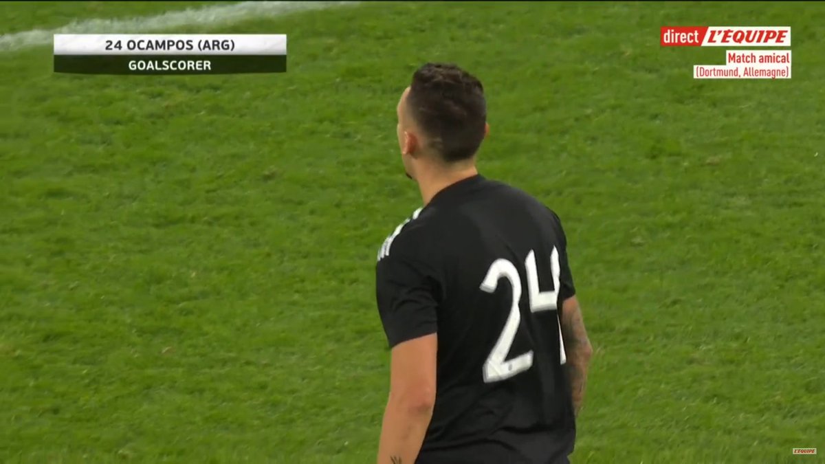 XaviMcBeal's tweet photo. But de Lucas Ocampos pour sa première sélection ! Le but du 2-2 !!! 
#ALLARG https://t.co/U5bXv8FIZc