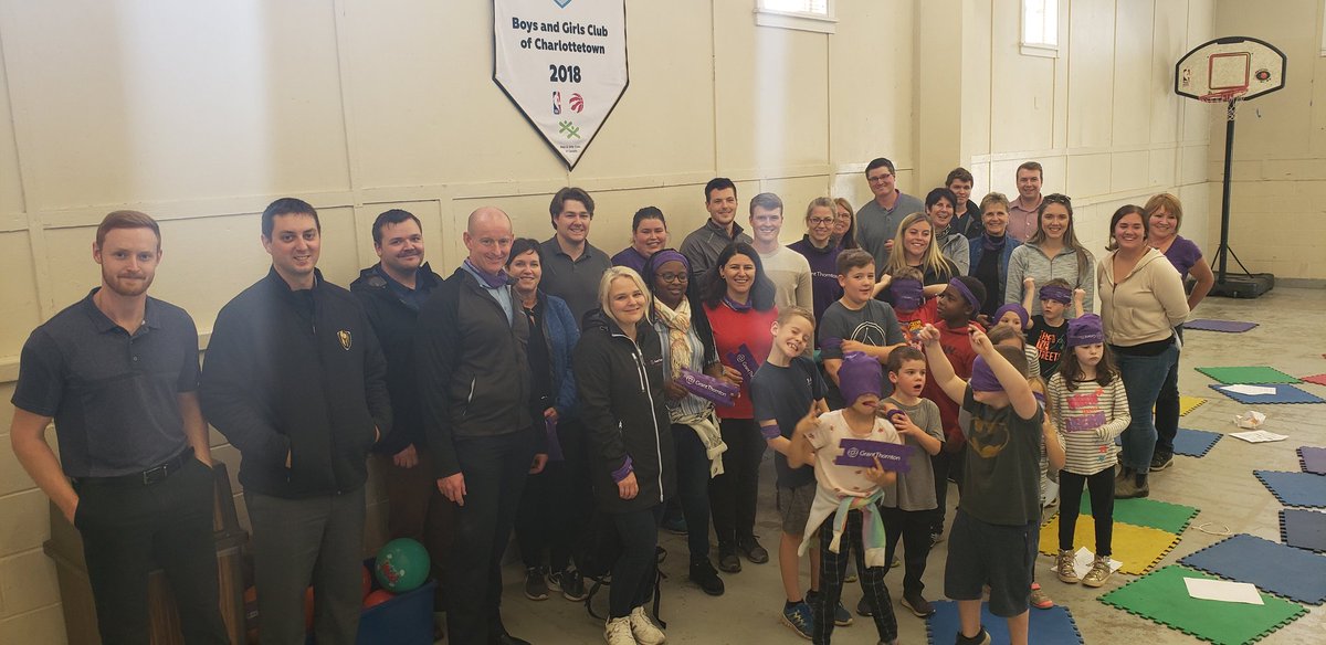 BGCharlottetown's tweet photo. Some of the team from @GrantThorntonPE came to visit during their #MakingStepsCount walk. They did awesome working together with our members to complete a very special (and hilarious) mad libs activity! https://t.co/JeNIQPxQP6