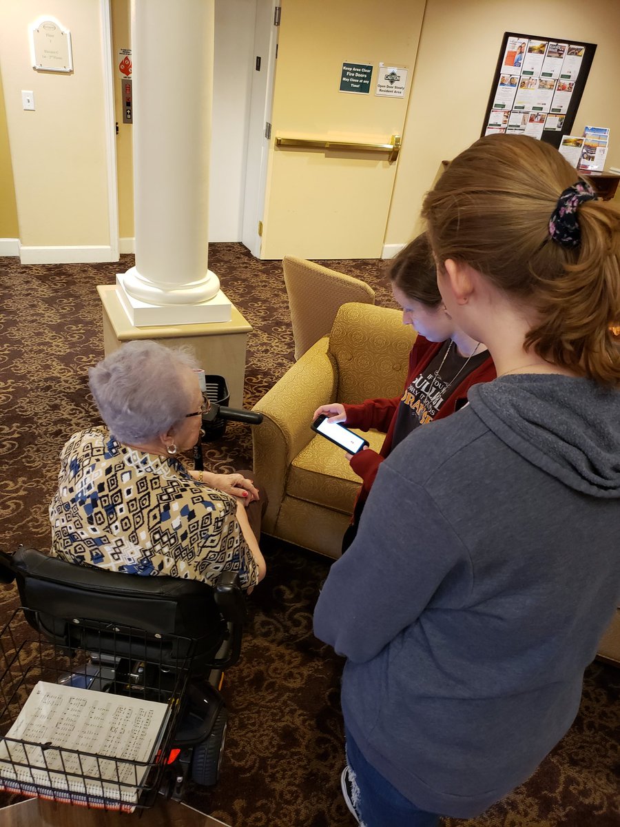 The <a href="/sabercybers/">Legacy Saber Cybers</a>  are at Touchmark Retirement Community providing technical support to the residents! #learnbps