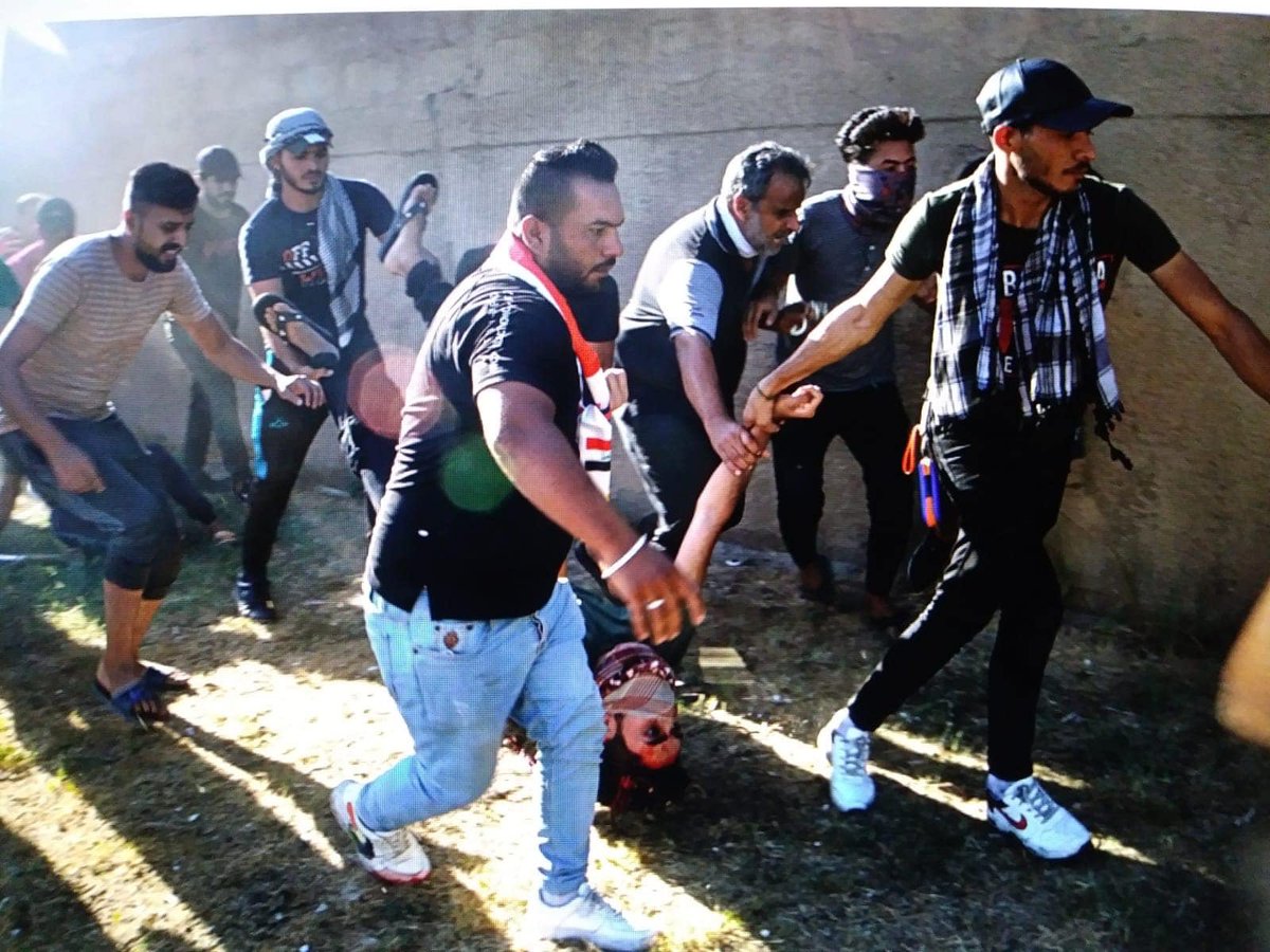 RubaAlani1's tweet photo. @mbachelet @UNHumanRights #Hello_world
#30_million_Iraqis_in_complete_isolation_from_the_world_after_the_Internet_was_cut_off
#There_are_people_Making #Revolution_now_in_iraq !
#Show_your_support_for_the #right_of_Iraq_people_to #protest_peacefully
#Save_the_Iraqi_people
#HELP_Iraq
#saveIraqipeople https://t.co/SYOpQgSLvR