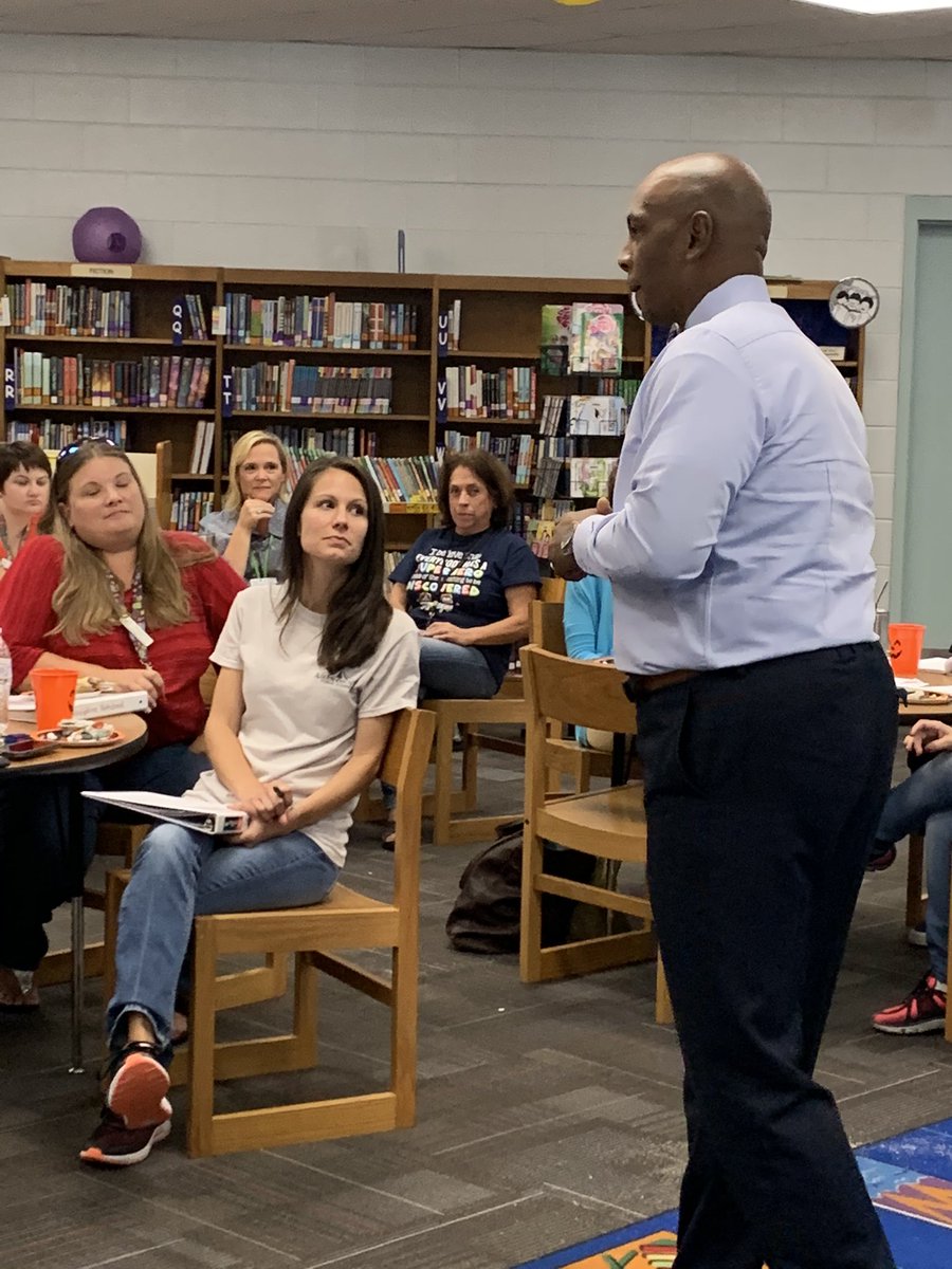 ClearwaterCubs's tweet image. Dr. Foster joined our faculty meeting today. #unconditionalpositiveregard #oneteammagic