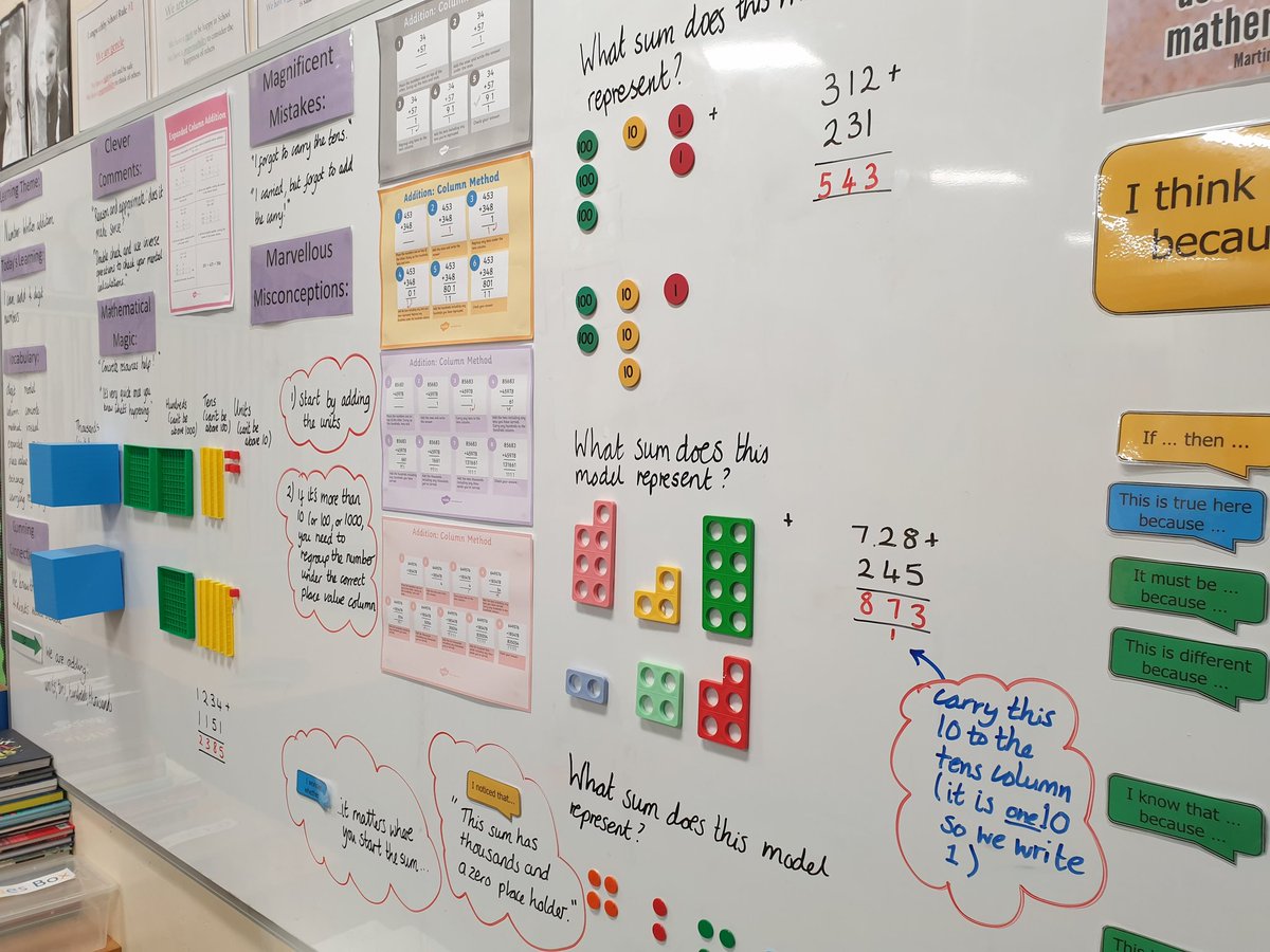 Love our maths #learningwall journeys each unit- incredible conversation and engagement. In fact I'd love one the same size for English work too! Thanks for the inspiration <a href="/TeachWithMissD/">Miss D</a> hope you are still loving your new role! 😊#MathsThisWeek #MathsRocks #PrimaryRocks