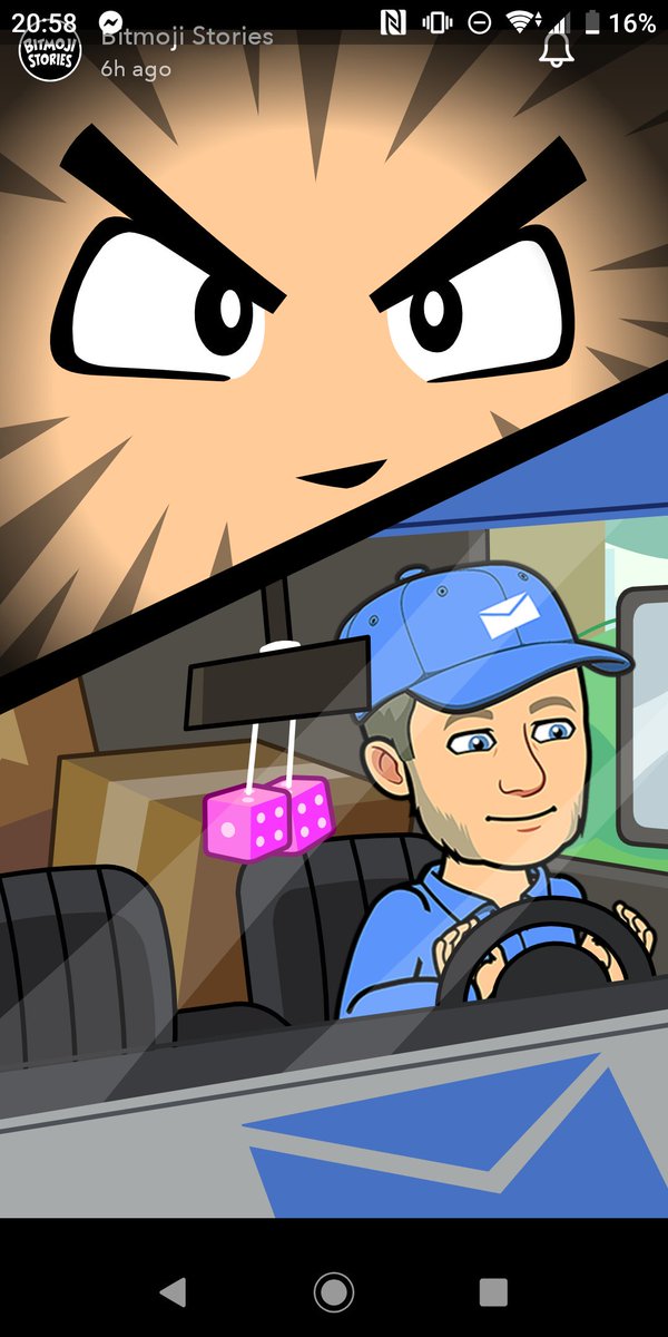 Its_Nobby's tweet photo. Why has my bitmoji story got @mcflyharry in it? 😂 https://t.co/j7mK0eIe12