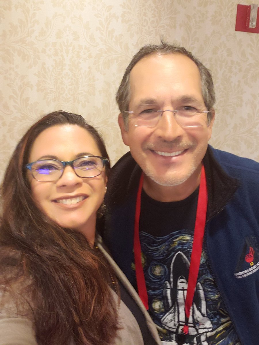 Wearing many hats for <a href="/AISES/">AISES</a> this year #sponsor rep for <a href="/AnitaB_org/">AnitaB.org</a> 
#speaker 
#boardofdirectors 

I am proud, honored, and humbled. Even got to meet #NASA astronaut JohnHerrington!
