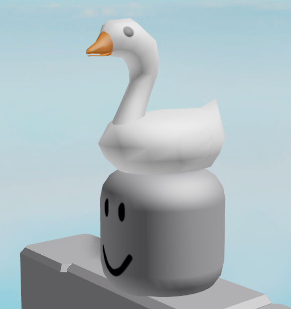 Dogutsune Break A Twitter Roblox Robloxdev Robloxugc Another Ugc Hat Concept Rubber Goosie Not A Proud Scion Of Epic Duck But A Mean Kin Will Probably Steal Your Robux And Run Away - roblox ducky hat