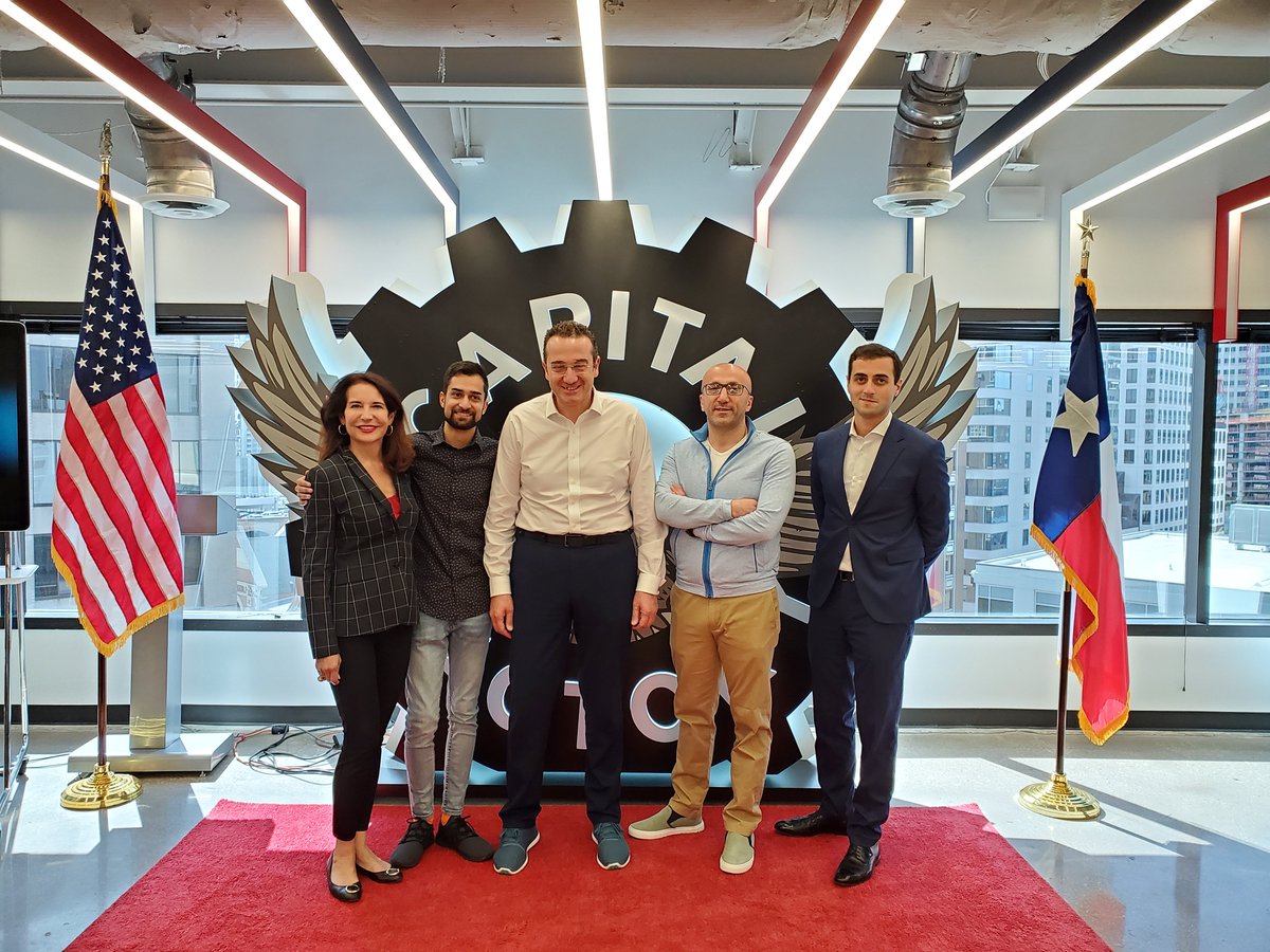 It was our honor to host AMB <a href="/BakradzeDavid/">David Bakradze 🇬🇪🇺🇳</a> &amp; DCM <a href="/G_Tsikolia/">George Tsikolia</a> at <a href="/CapitalFactory/">Capital Factory ⚙️</a>. A quick visit with Len Rosanoff of #AAL and <a href="/armyfutures/">Army Futures Command</a>. Followed by a round table with <a href="/FredSchmidtMBE/">Fred Schmidt MBE</a> and <a href="/RichardGarriott/">Richard Garriott</a>. Looking forward to future partnerships.#gerogia #texas <a href="/TexasManifesto/">Texas Startup Manifesto ⚙️</a>