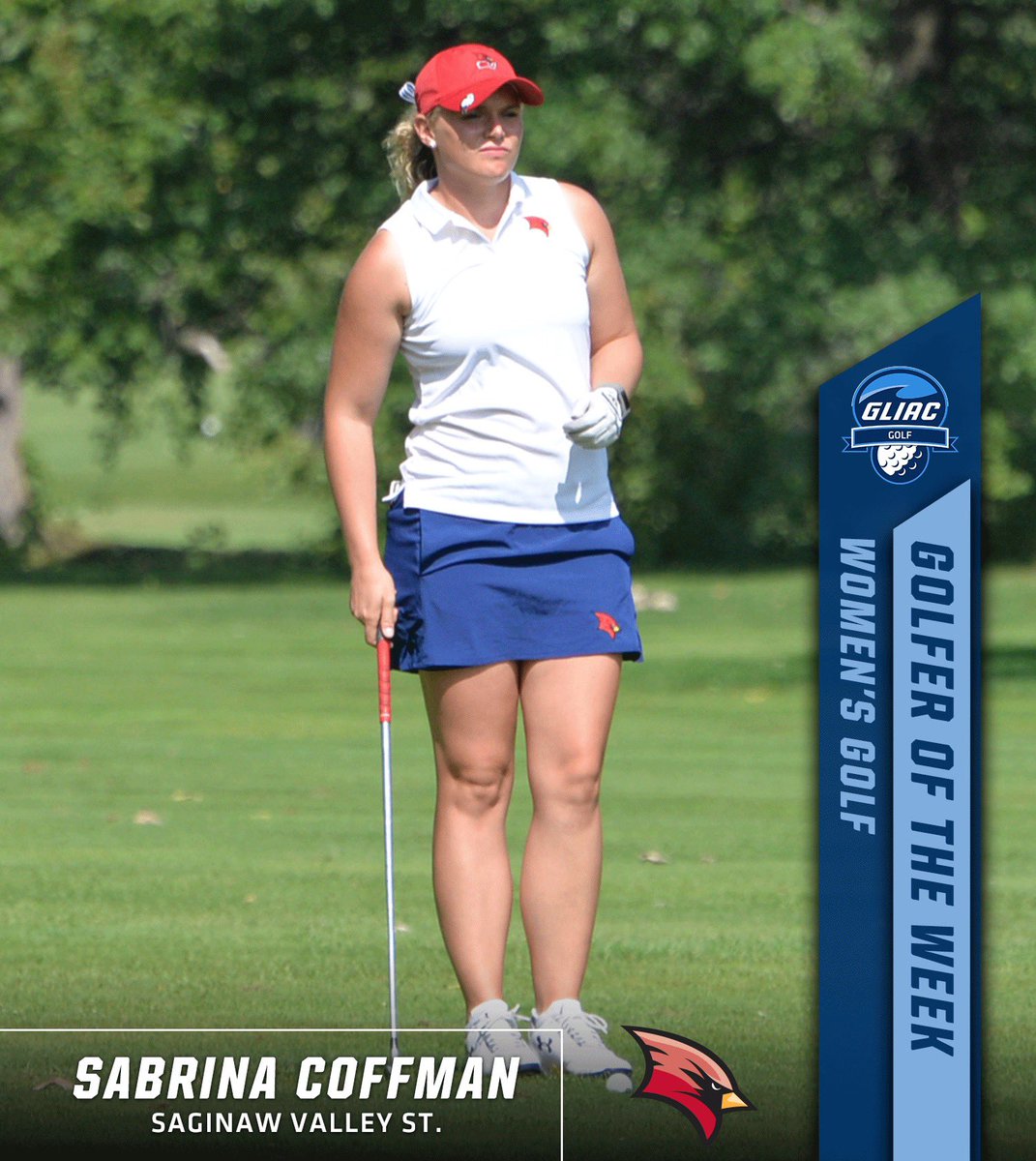 GLIACsports's tweet photo. #GLIACGOLF 🏌️‍♀️Female Golfers of the Week - for the month of September

Week 1 
𝐊𝐚𝐭𝐢𝐞 𝐂𝐡𝐢𝐩𝐦𝐚𝐧 | @gvsulakers 

Week 2 &amp; 3
 𝐃𝐞𝐬𝐭𝐢𝐧𝐲 𝐋𝐚𝐰𝐬𝐨𝐧 | @ferrisathletics 

Week 4 
𝐒𝐚𝐛𝐫𝐢𝐧𝐚 𝐂𝐨𝐟𝐟𝐦𝐚𝐧 |  @svsuathletics 
⁣
🔗https://t.co/9HfeIGEi1T https://t.co/shMsdxmO2x